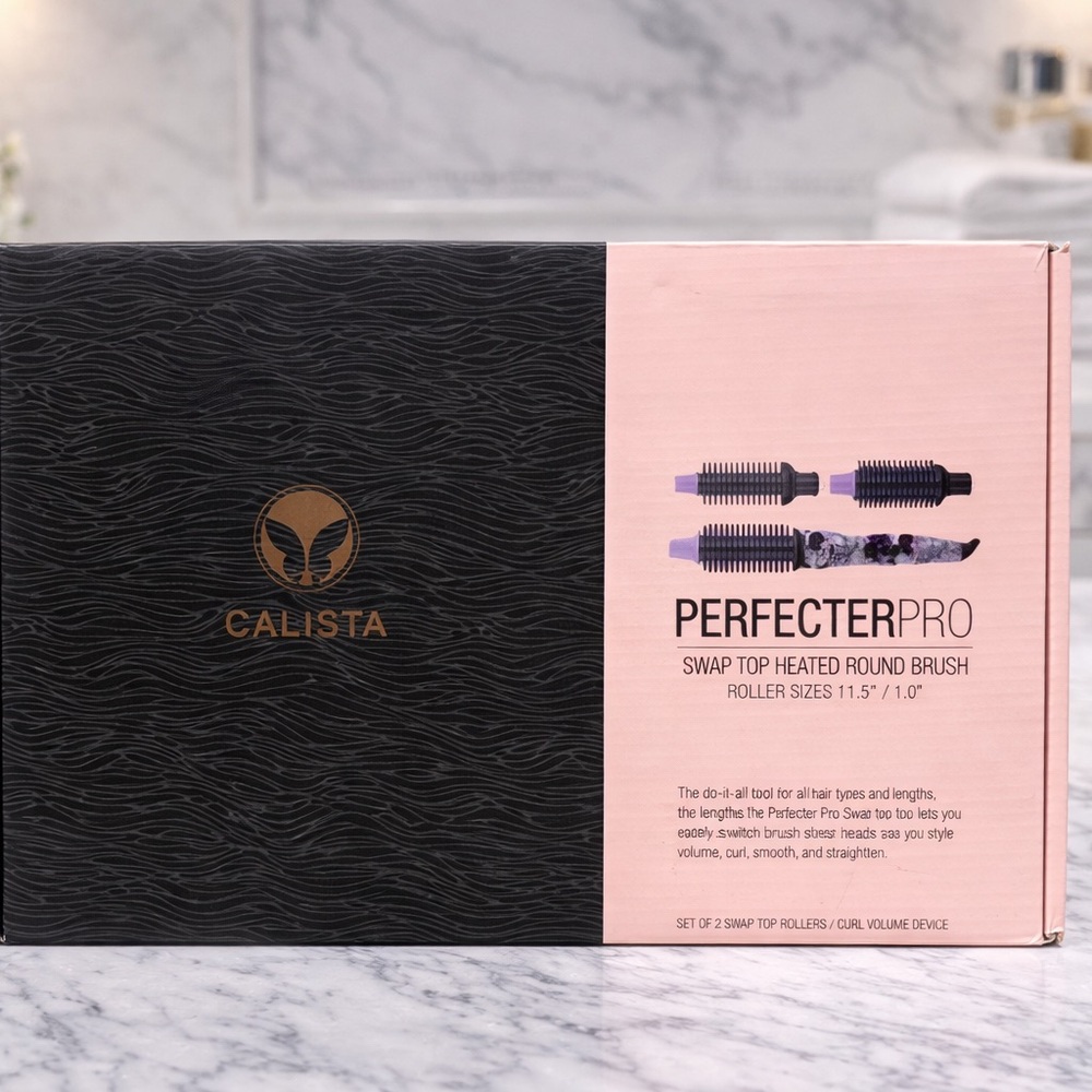 Calista PerfecterPro Swap Top Heated Round Brush Set | 3 Barrel Sizes NEW